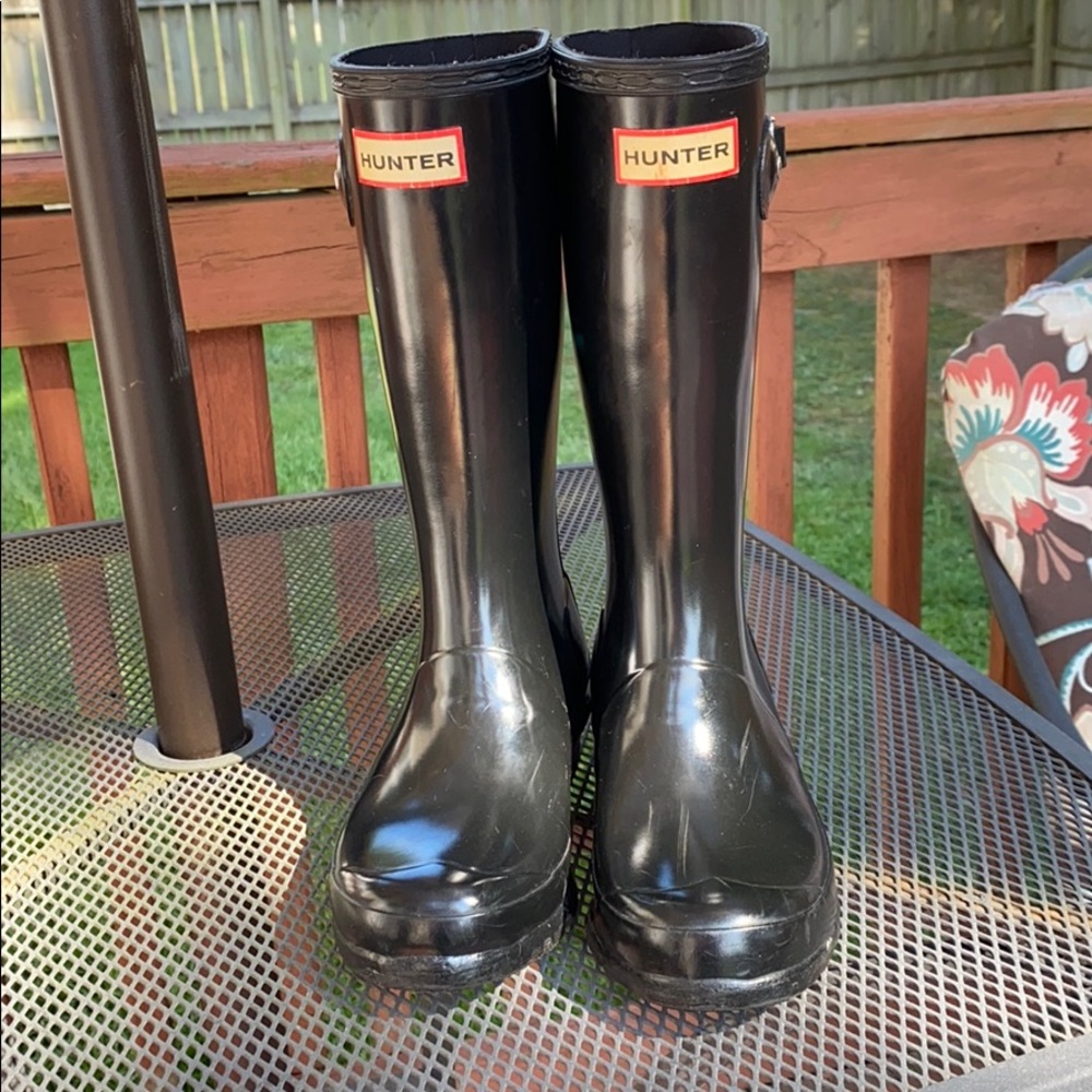 Hunter Original Big Kids Gloss Rain Boots